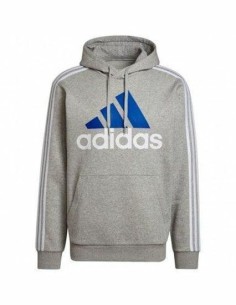 FELPA UOMO ESSENTIALS FLEECE LOGO 3 STRIPES ADIDAS 2