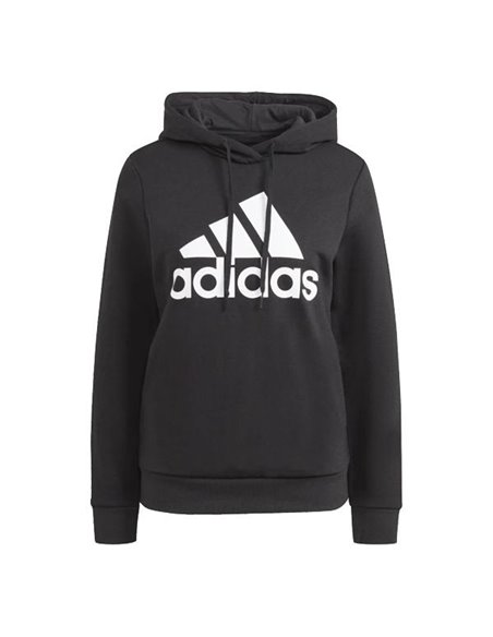 FELPA DONNA HOODIE LOUNGEWEAR ESSENTIALS LOGO FLEECE ADIDAS