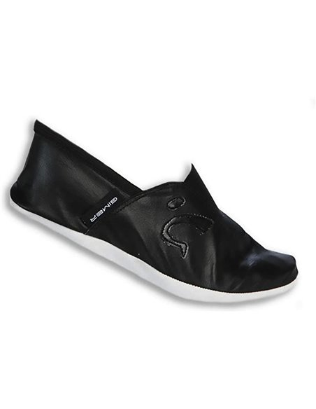 Scarpette ritmica pelle fondo gomma baby 186B GIMER